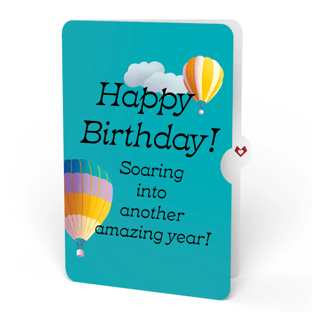 Adventure Awaits Hot Air Balloon Birthday Pop-Up Card and Sentiment Set - Image 4
