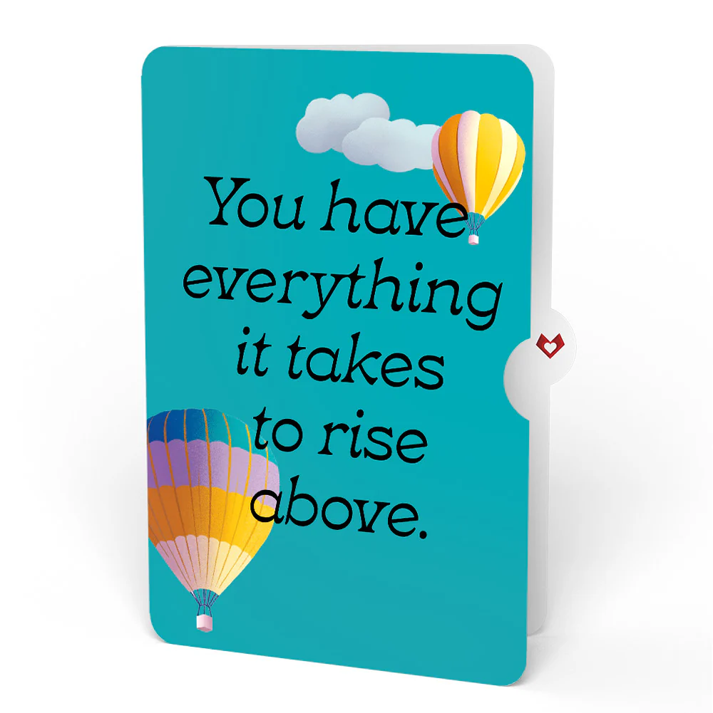 Adventure Awaits Hot Air Balloon Encouragement Pop-Up Card and Sentiment Set - Image 4