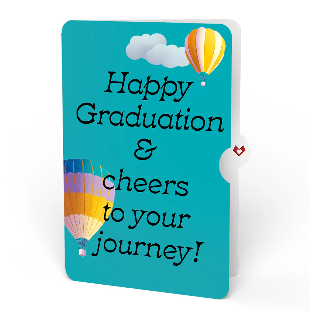 Adventure Awaits Hot Air Balloon Graduation Pop-Up Card and Sentiment Set - Image 4