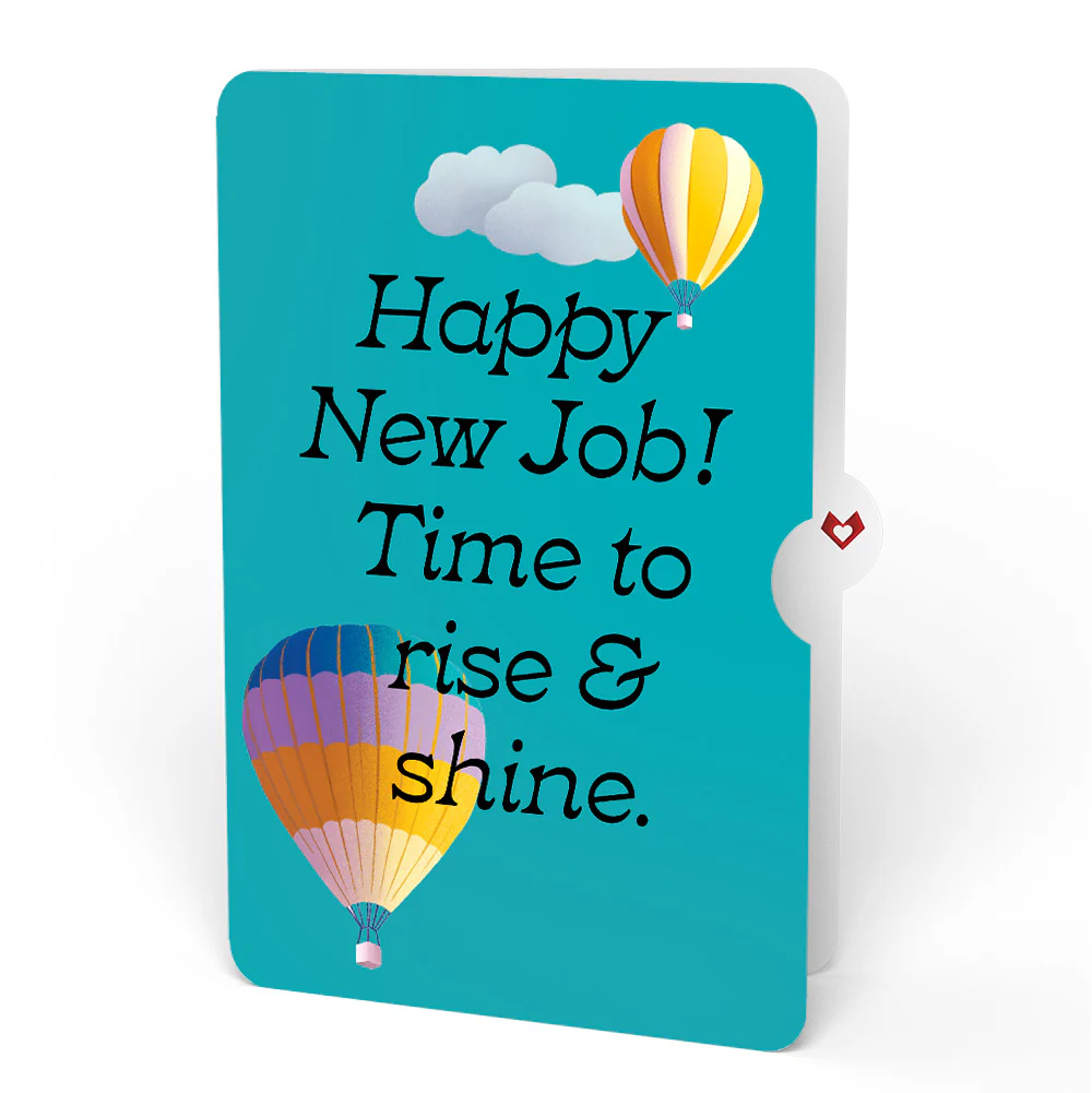 Adventure Awaits Hot Air Balloon New Job Pop-Up Card and Sentiment Set - Image 4