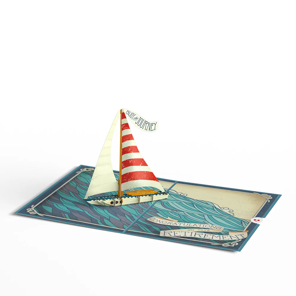 Adventure Awaits Retirement Pop-Up Card - Image 6
