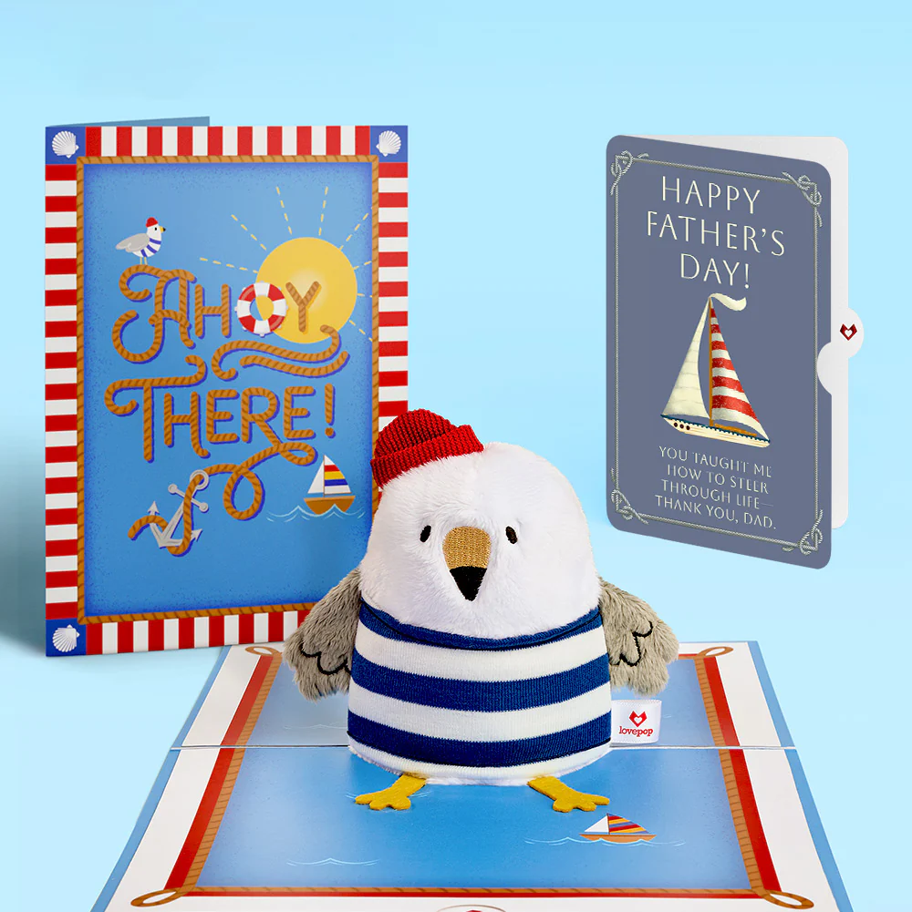 'Ahoy There' Father's Day Plushpop Card and Sentiment Set