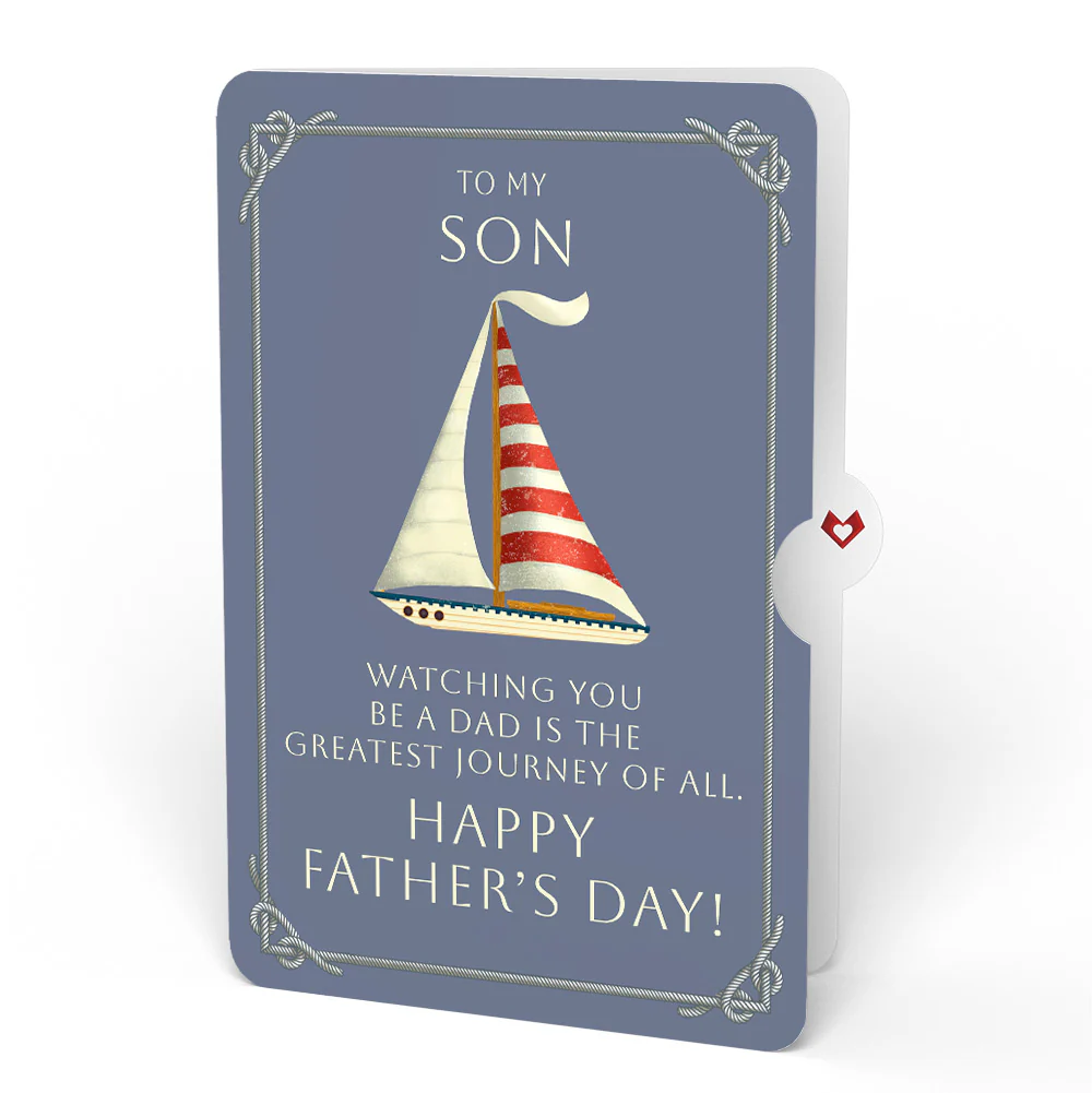 'Ahoy There' Father's Day Plushpop Card and Sentiment Set for Son - Image 4