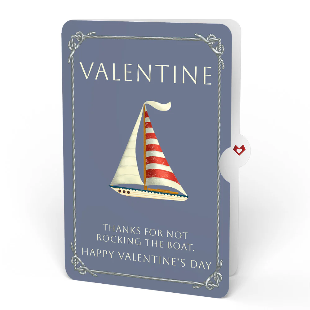 'Ahoy There' Valentine Plushpop Card and No Rocking Sentiment Set - Image 4