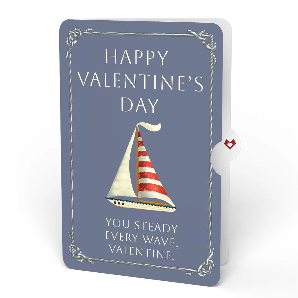 'Ahoy There' Valentine Plushpop Card and Sentiment Set - Image 4