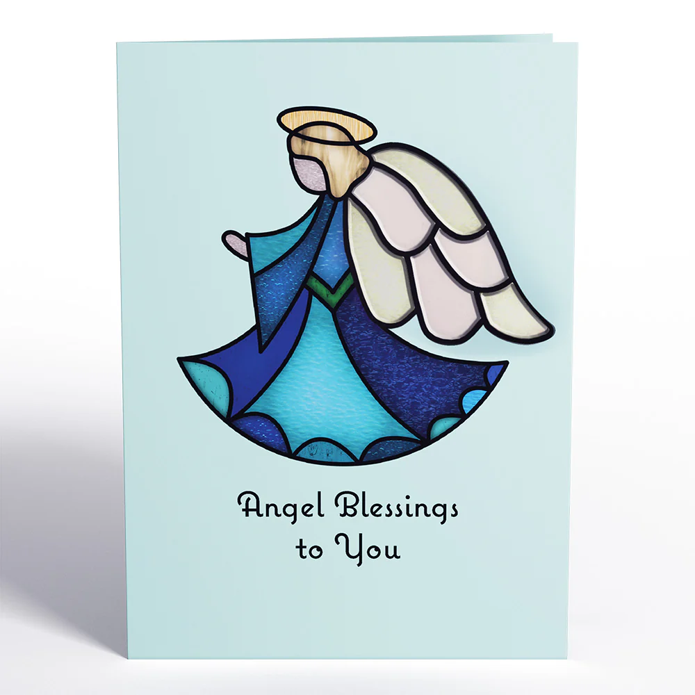 Angel Blessings to You Suncatcher Card - Image 5