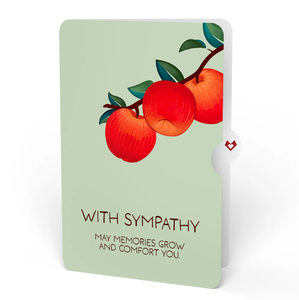 Apple Tree Sympathy Pop-Up Card and Sentiment Set - Image 4