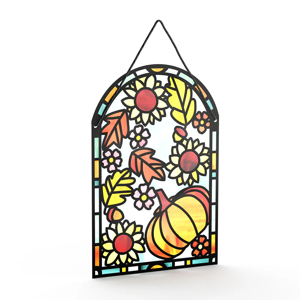 Autumn Glow Suncatcher Card - Image 3