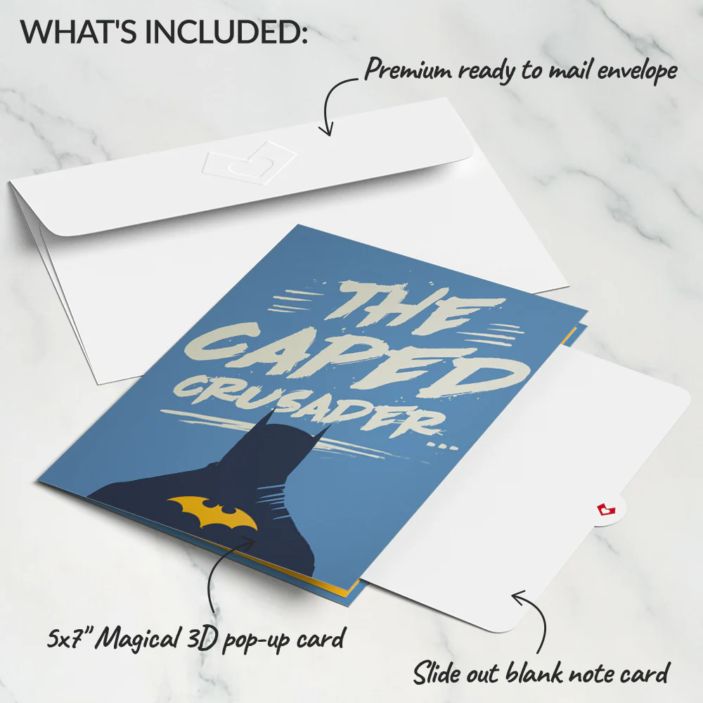 Batman™ Caped Crusader™ Birthday Pop-Up Card - Image 6