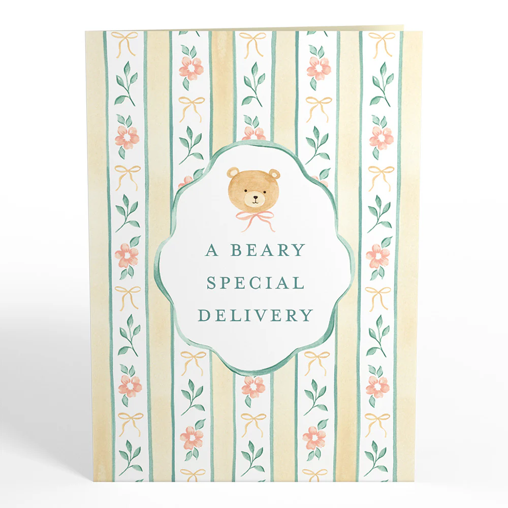 Beary Special Delivery Pop-Up Card - Image 4