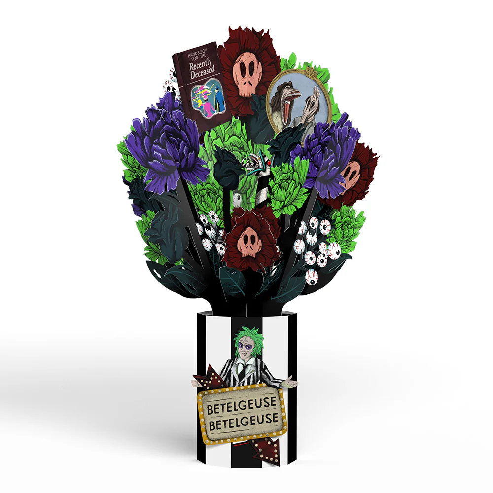 Beetlejuice Birthday Pop-Up Card & Bouquet Bundle - Image 8