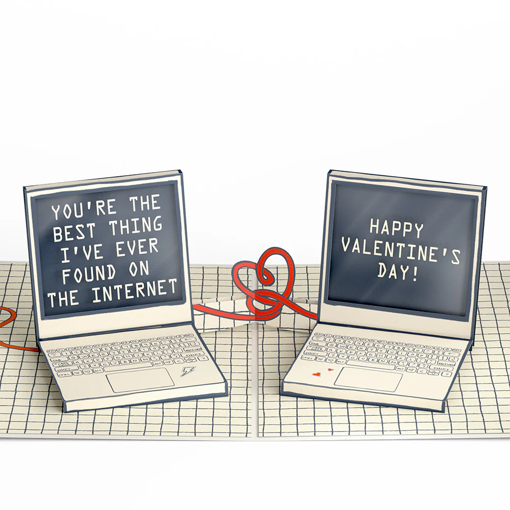 Best Thing I've Found on the Internet Valentine Pop-Up Card and Sentiment Set for Wife - Image 3