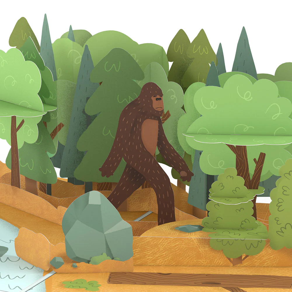 Bigfoot Legend Pop-up Card - Image 2