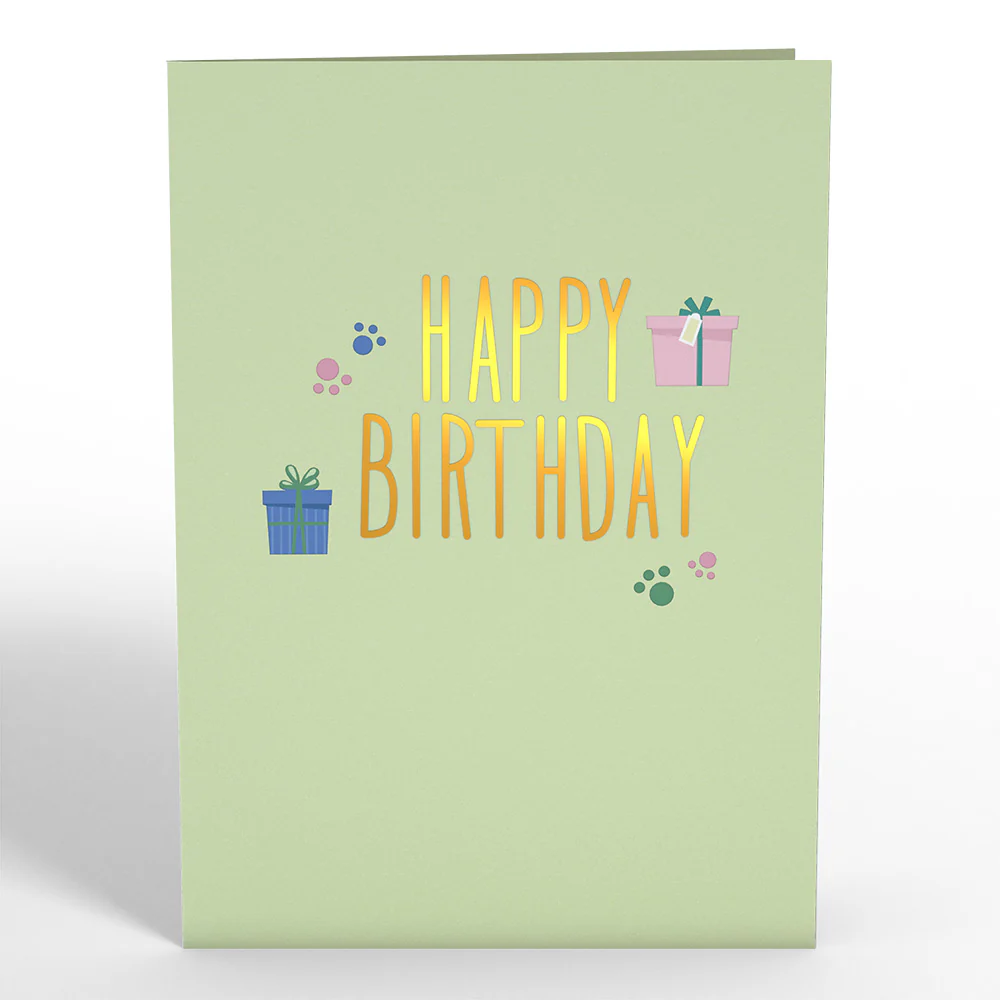 Birthday Cats and Dogs Pop-Up Card - Image 4