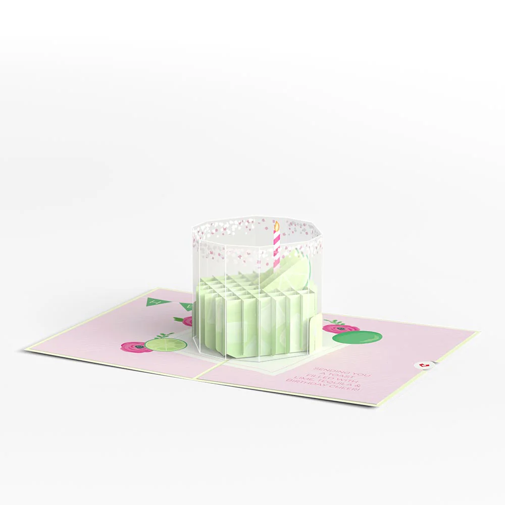 Birthday Margarita Pop-Up Card - Image 6