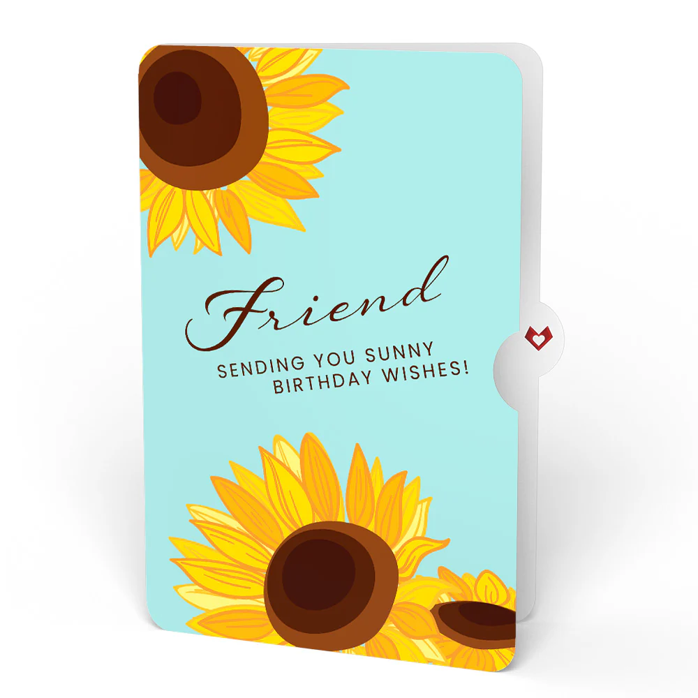 Black-Eyed Susan Birthday Bouquet and Sentiment Set for Friend - Image 4