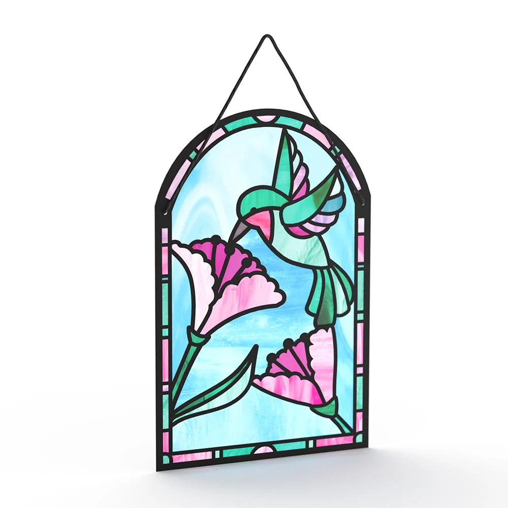 Blessing to Have a Mom Like You Hummingbird Suncatcher Card - Image 3