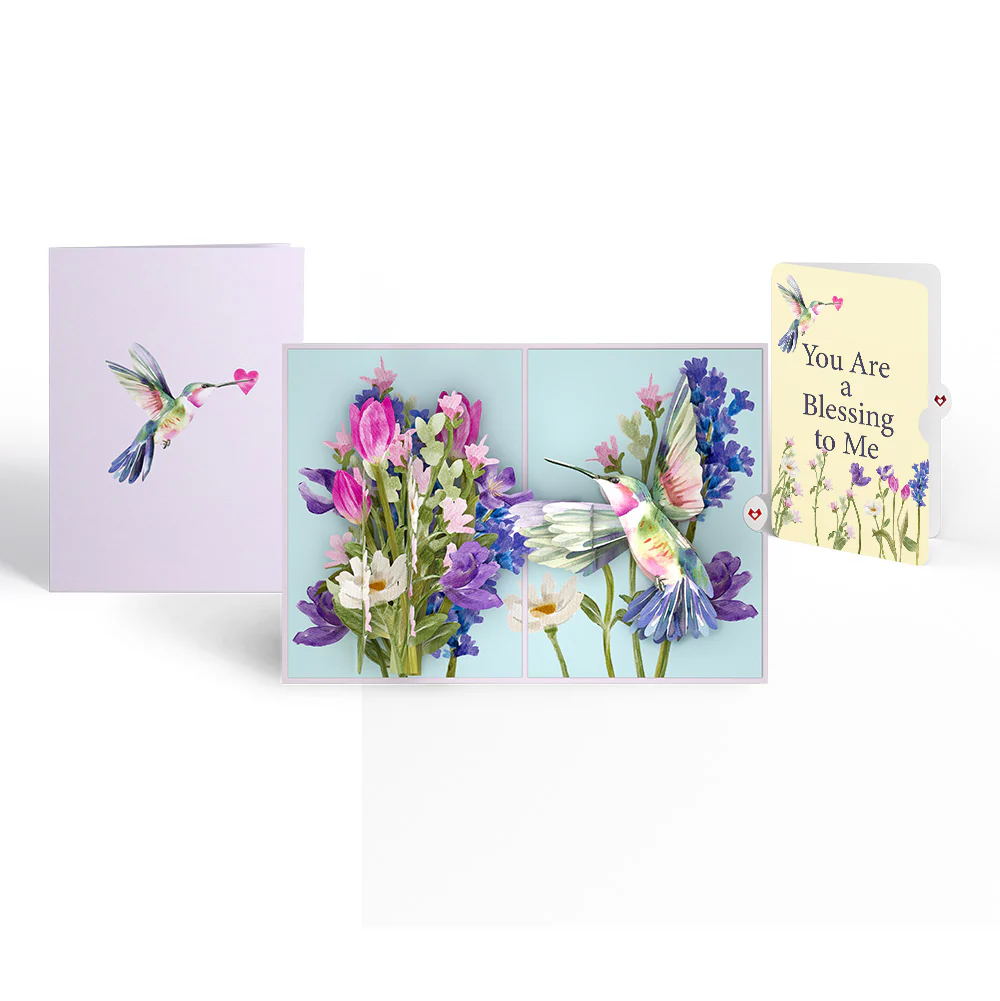 Love in Bloom Hummingbird Appreciation Pop-Up Card and Sentiment Set