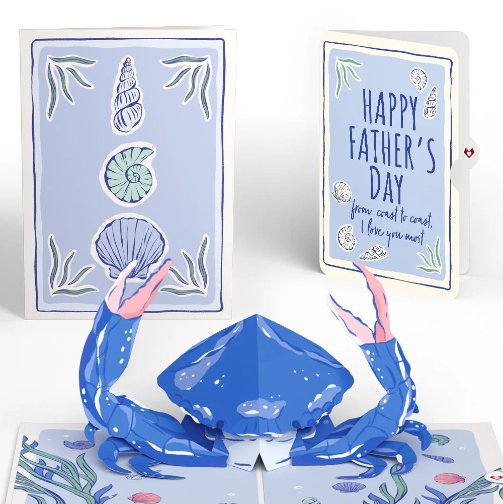 Blue Crab Father’s Day Pop-Up Card and Sentiment Set