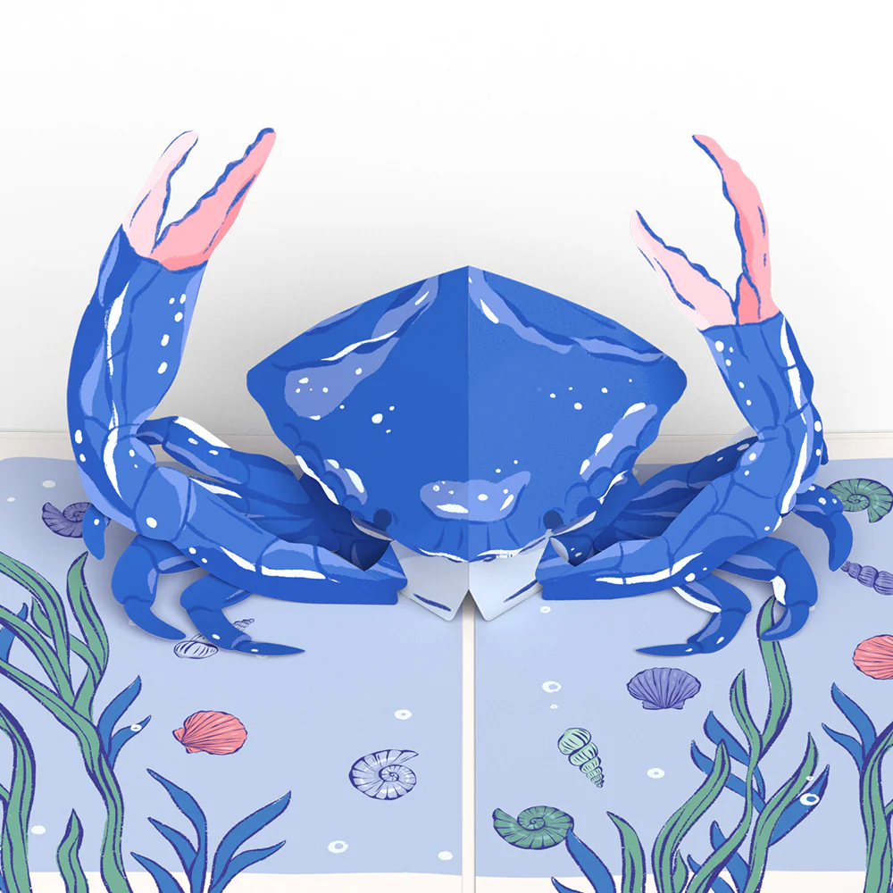 Blue Crab Pop-Up Card - Image 2