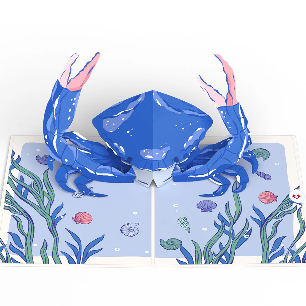 Blue Crab Pop-Up Card - Image 3