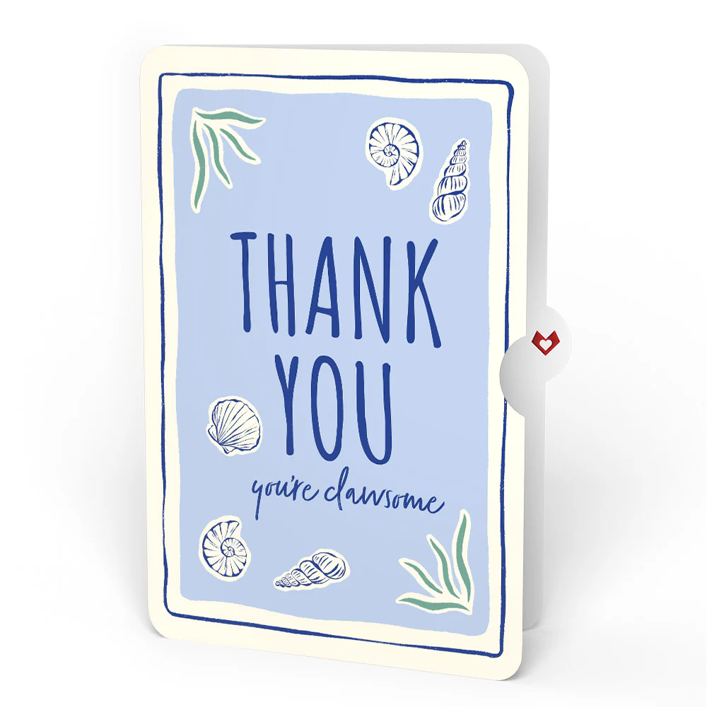 Blue Crab Thank You Pop-Up Card and Sentiment Set - Image 4