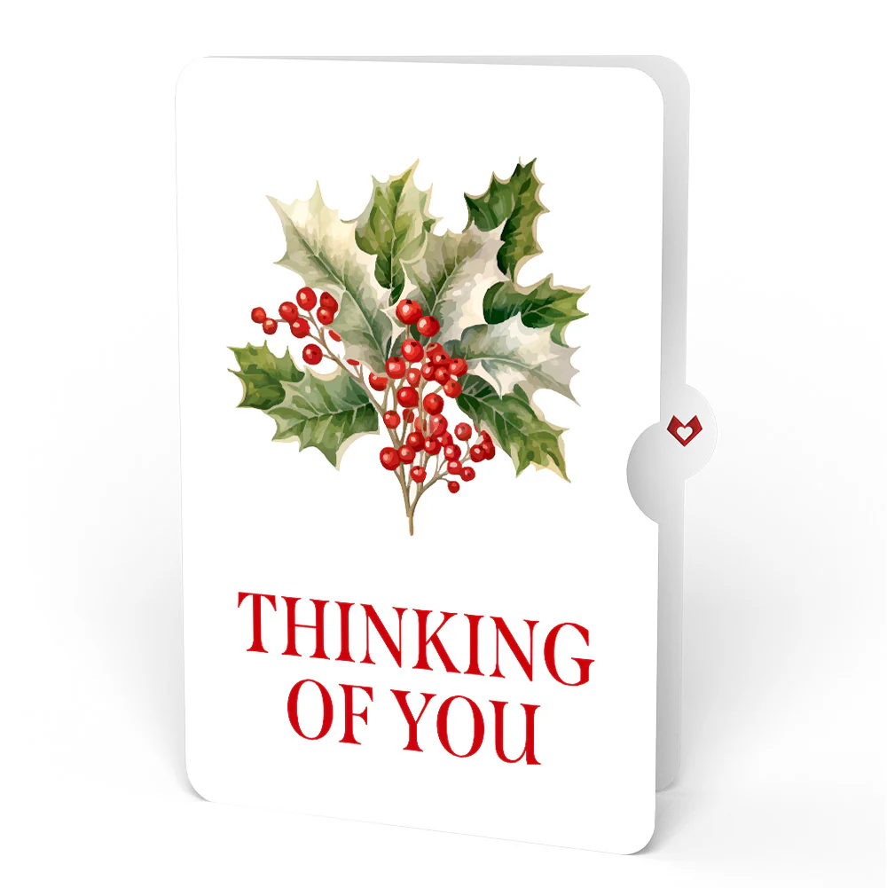 Born to Bloom: December Birth Month Flowers Thinking of You Pop-Up Card and Sentiment Set - Image 4