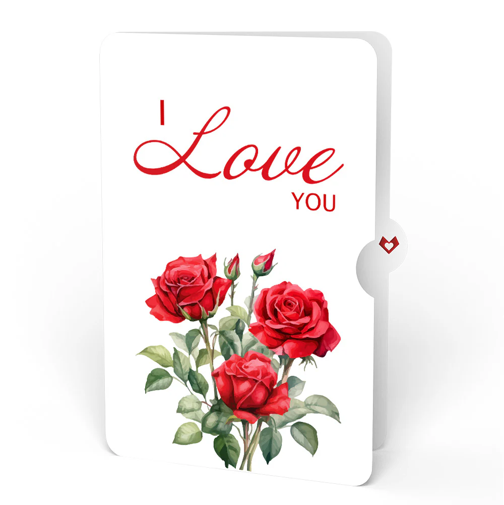 Born to Bloom: June Birth Month Flowers Love Pop-Up Card and Sentiment Set - Image 4