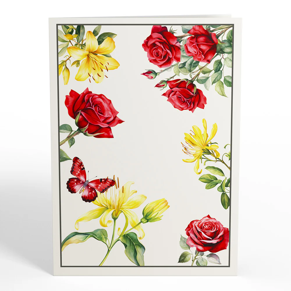 Born to Bloom: June Birth Month Flowers Pop-Up Card - Image 5