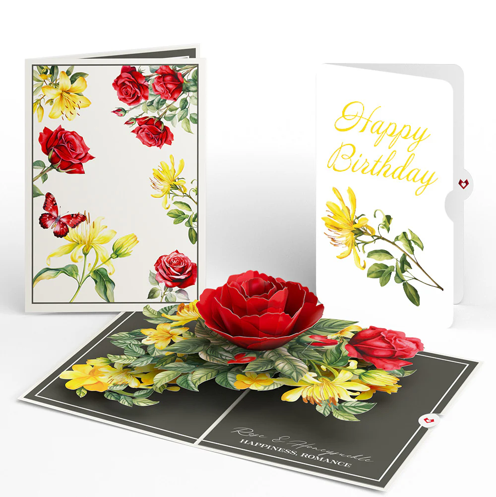 Born to Bloom: June Birth Month Flowers Pop-Up Card and Sentiment Set