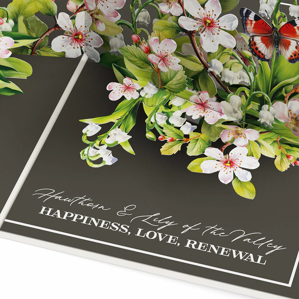 Born to Bloom: May Birth Month Flowers Pop-Up Card - Image 3