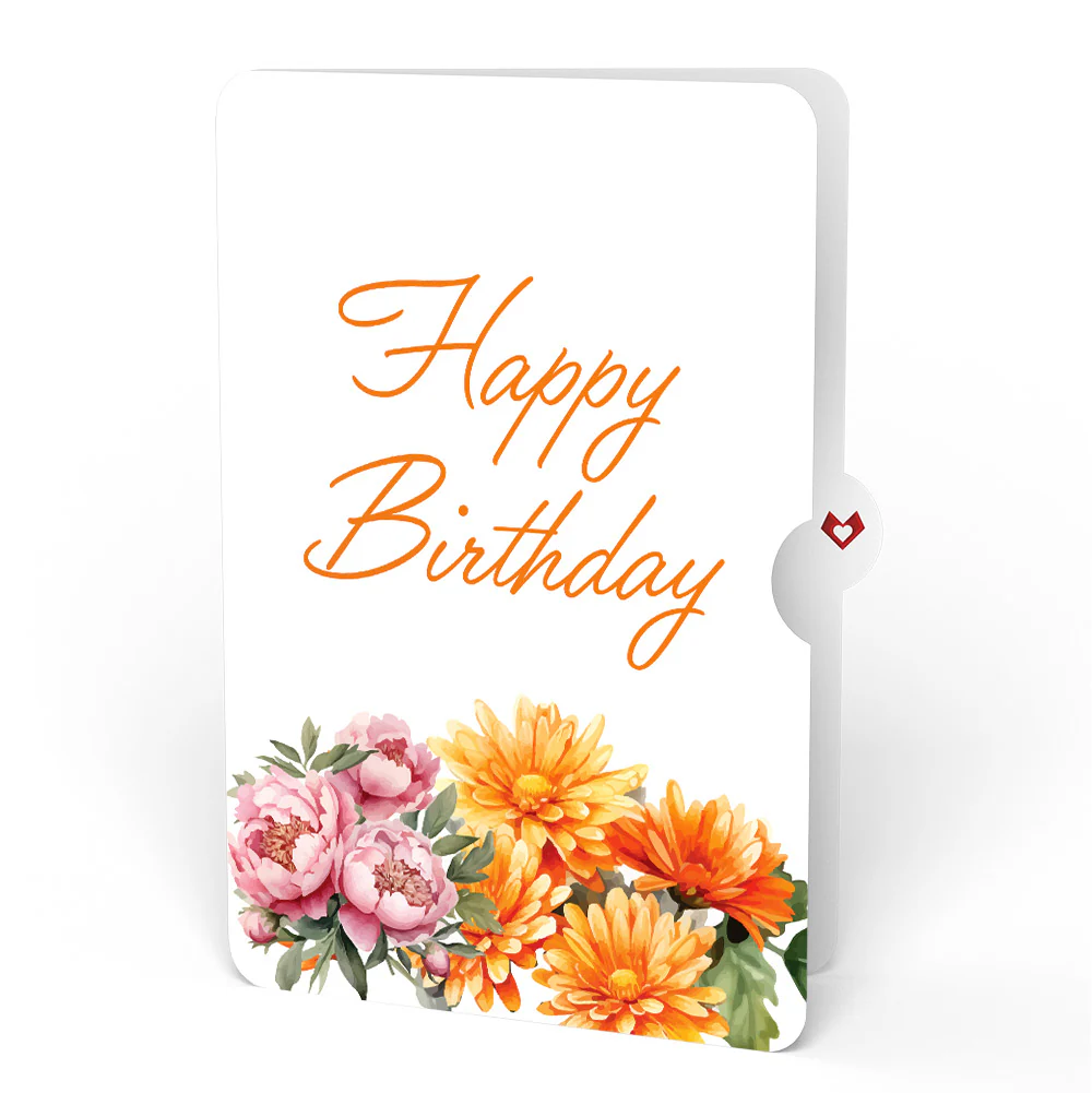 Born to Bloom: November Birth Month Flowers Pop-Up Card and Sentiment Set - Image 4