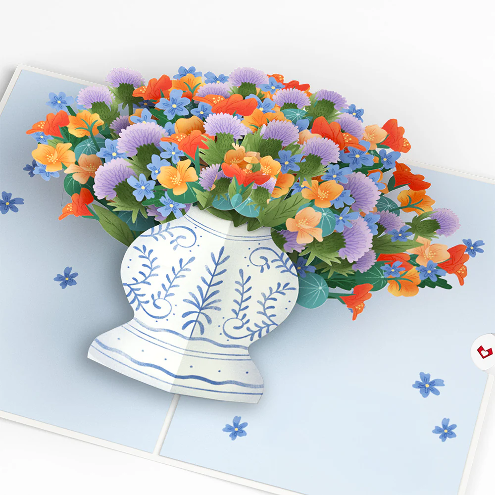 Bouquet of Happiness Pop-Up Card - Image 2