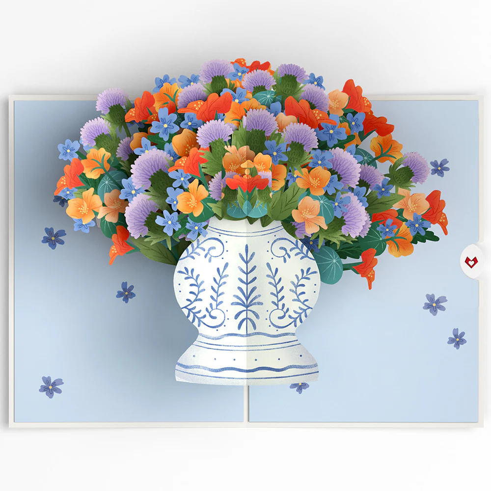 Bouquet of Happiness Pop-Up Card - Image 3
