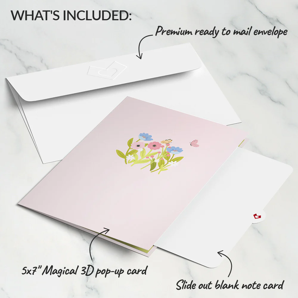 Bunny in Bloom Pop-Up Card - Image 5