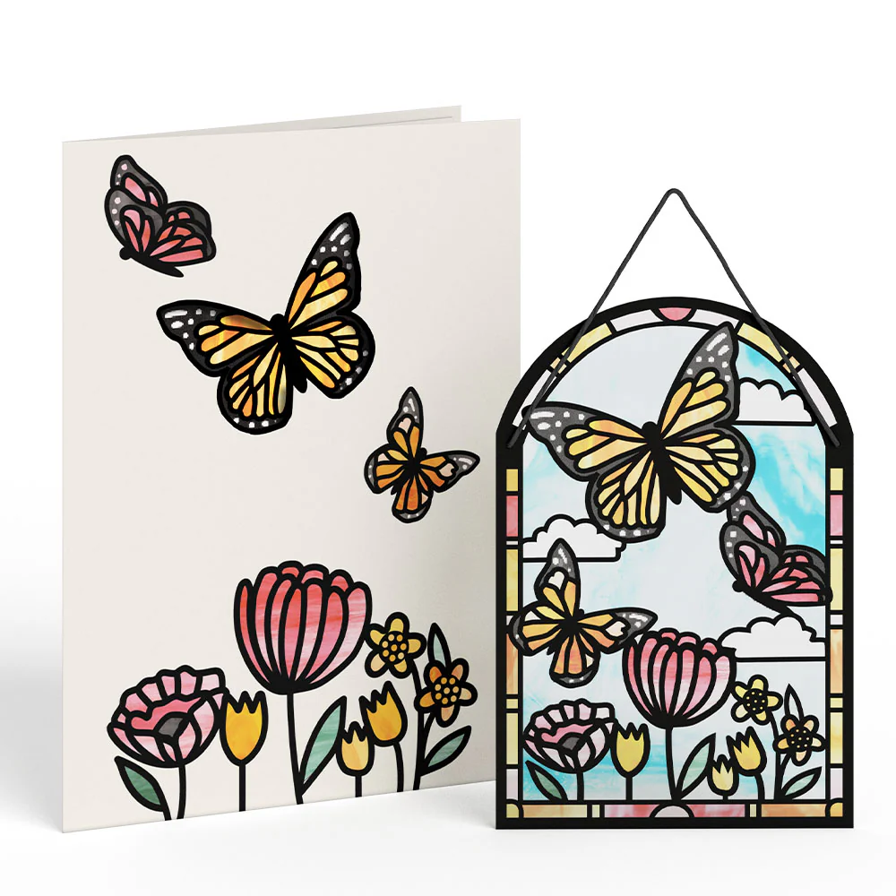 Butterfiles Suncatcher Card - Image 2
