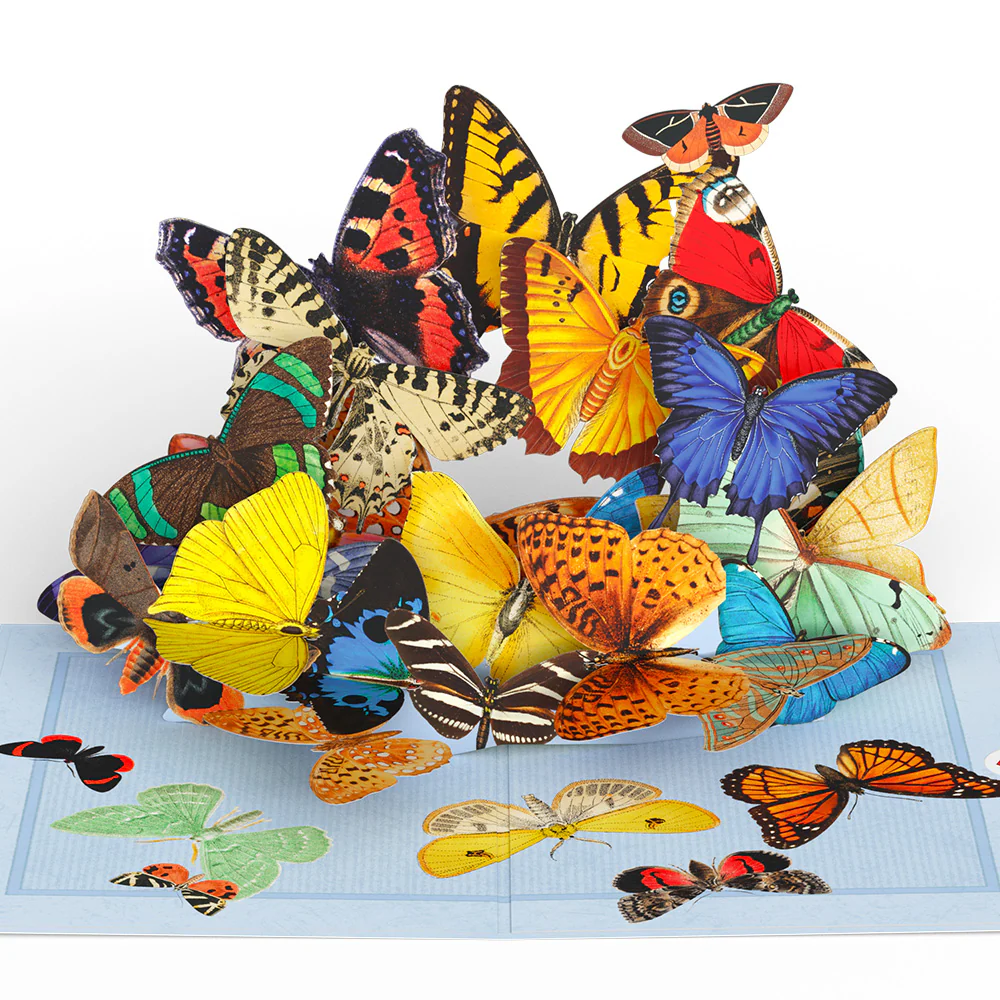 Butterflies in Flight Pop-Up Card - Image 2