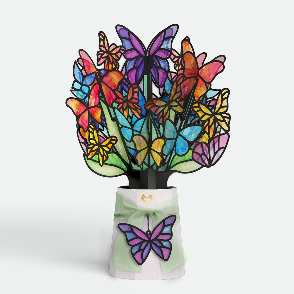 Butterfly Brilliance Suncatcher Bouquet - Image 3
