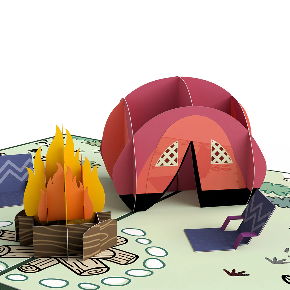 Camping Trip Pop-Up Card - Image 2