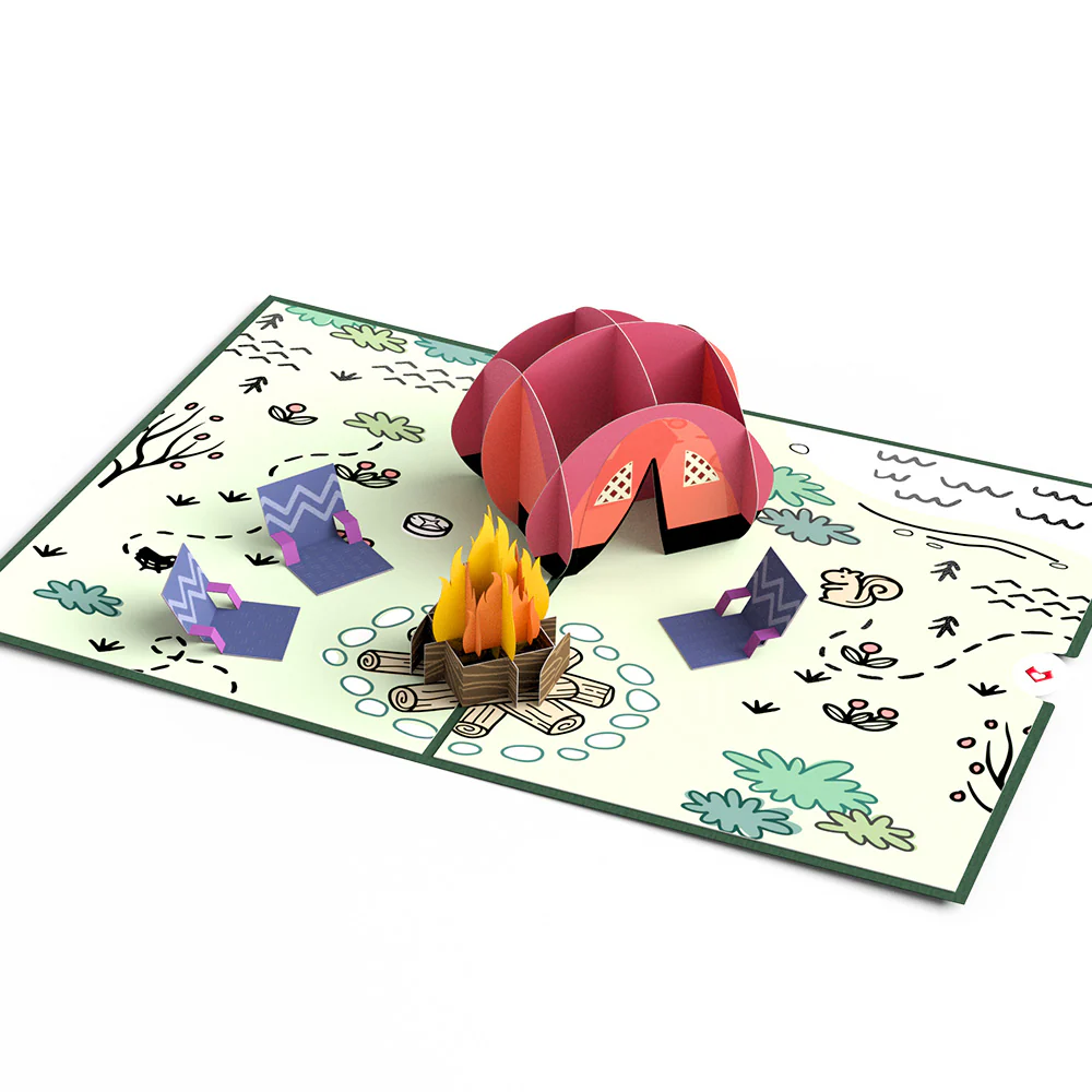 Camping Trip Pop-Up Card - Image 3