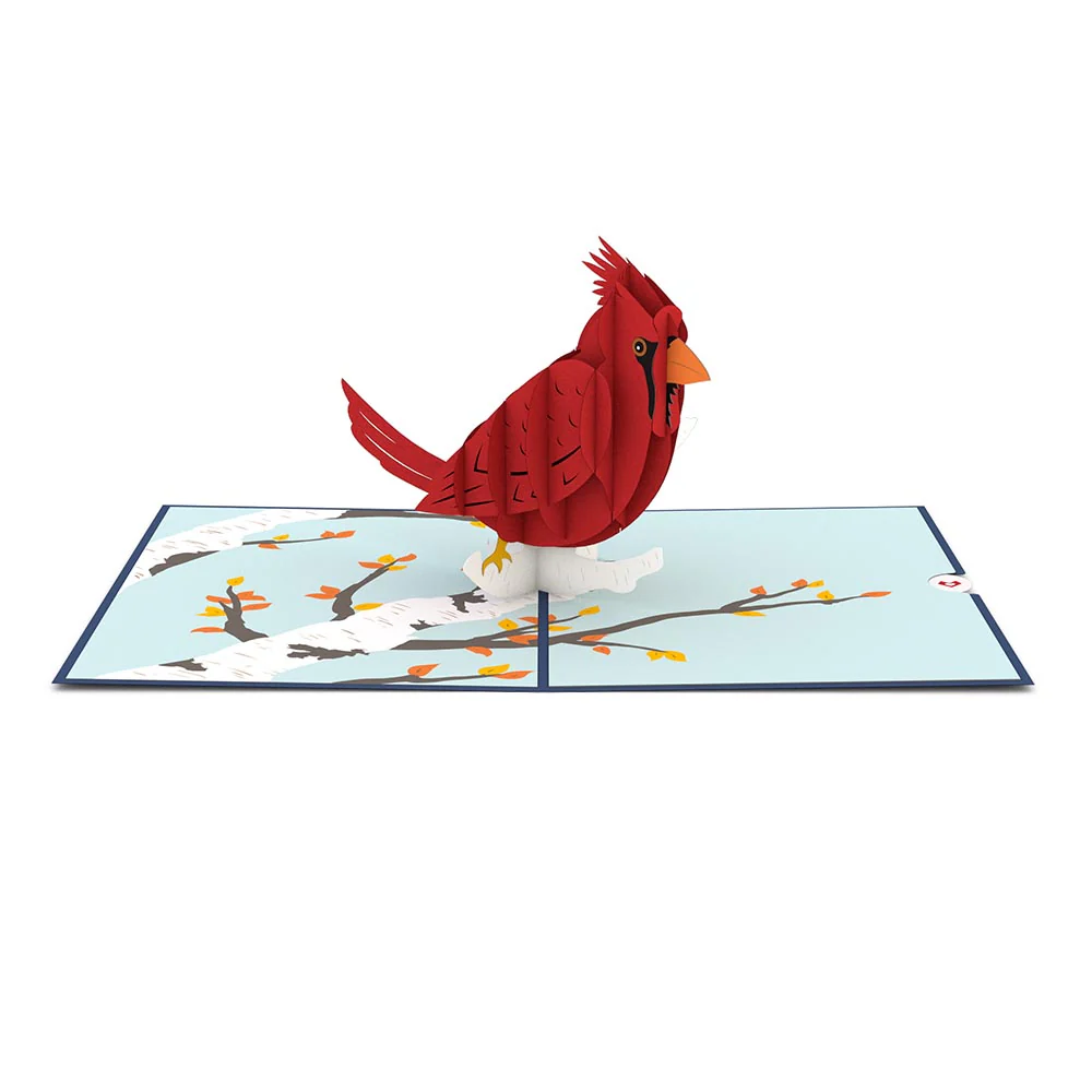 Cardinal Pop-Up Card - Image 3