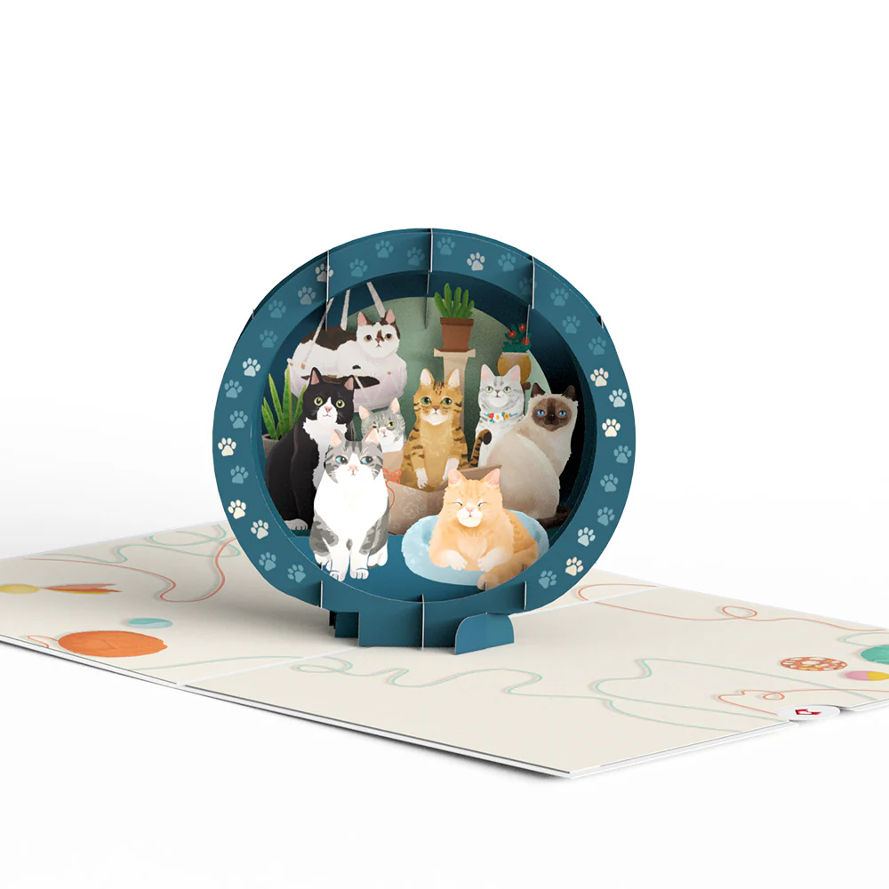 Cat Dad Pop-Up Card - Image 3