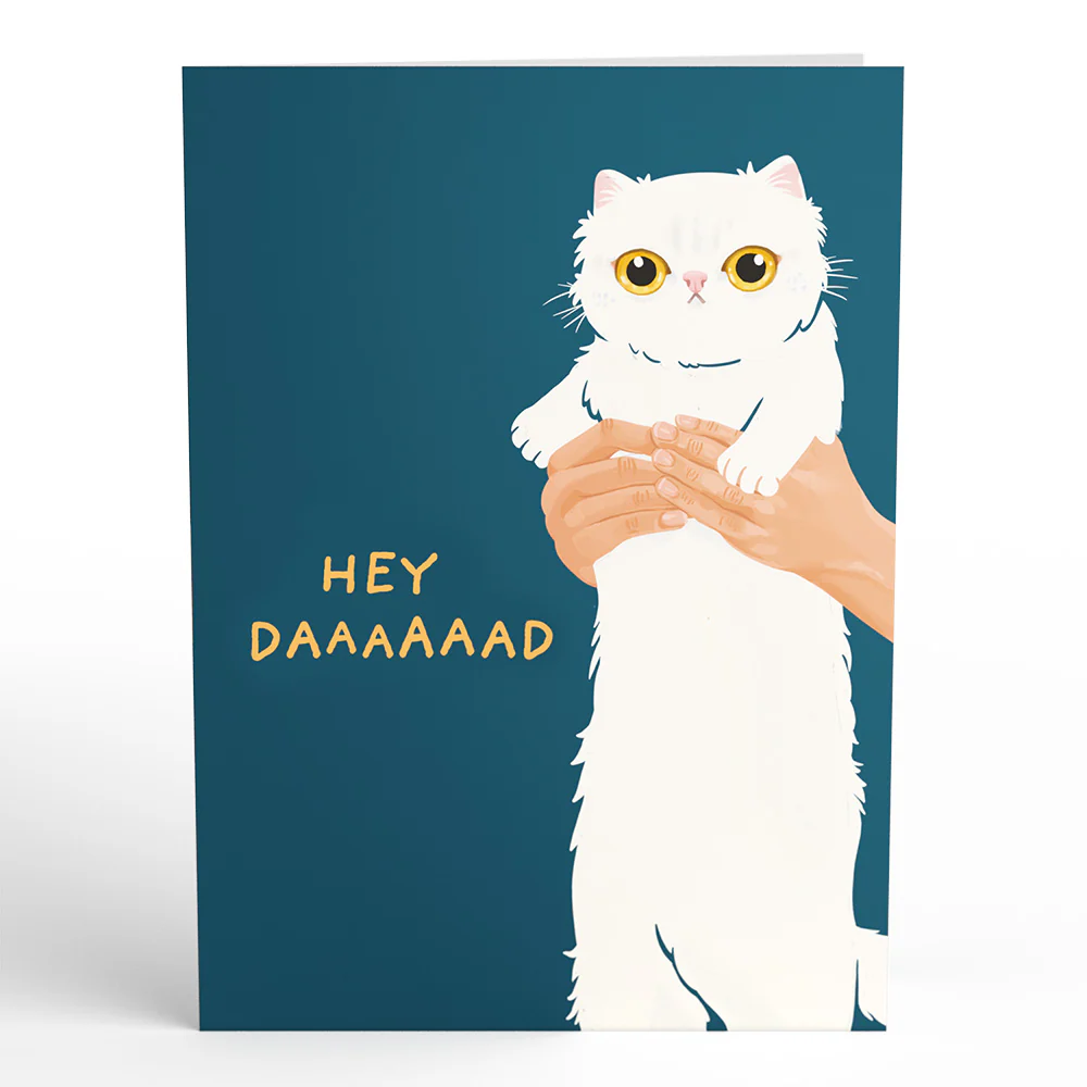 Cat Dad Pop-Up Card - Image 4