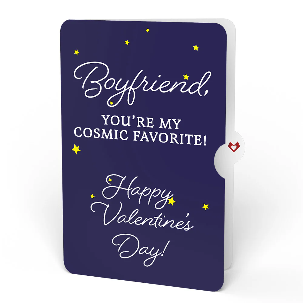Celestial Sky Valentine Light-Up Bouquet and Sentiment Set for Boyfriend - Image 4
