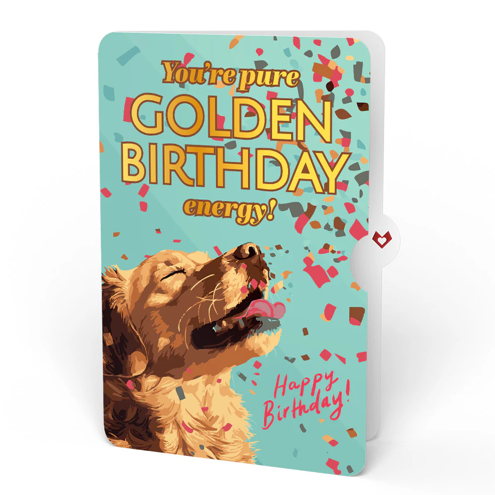 Champagne Toast Birthday Pop-Up Card and Golden Energy Sentiment Set - Image 4