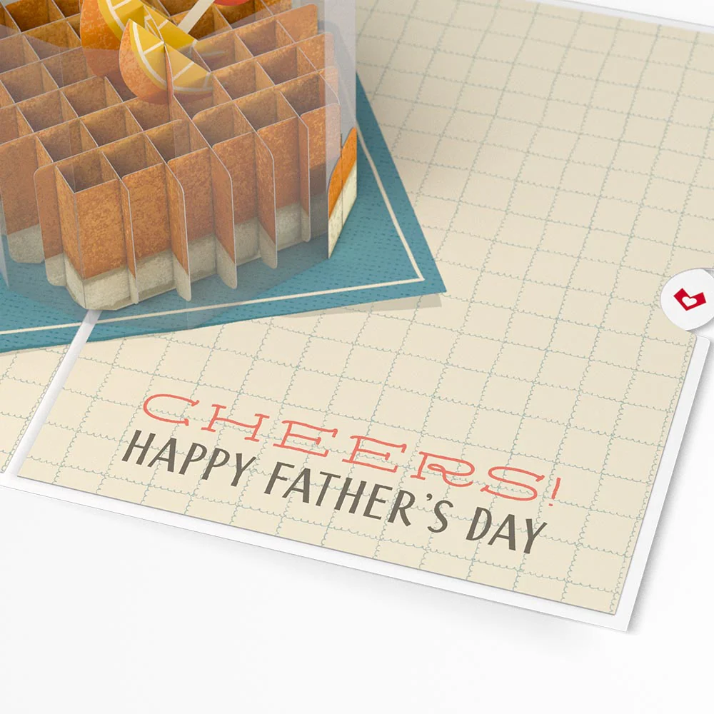 Cheers Father’s Day Pop-Up Card - Image 3
