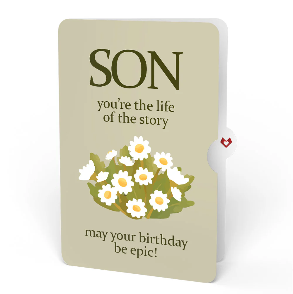 Cheers to a New Chapter Birthday Pop-Up Card and Sentiment Set for Son - Image 4