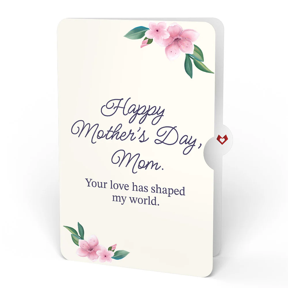 Cherry Blossom Mother's Day Bouquet and Sentiment Set for Mom - Image 4