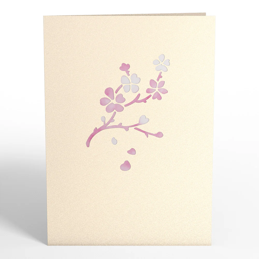 Cherry Blossom Pop-Up Card - Image 4