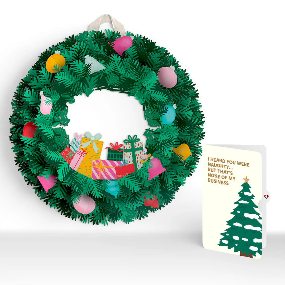 Christmas Joy Wreath and Funny Tree Sentiment Set